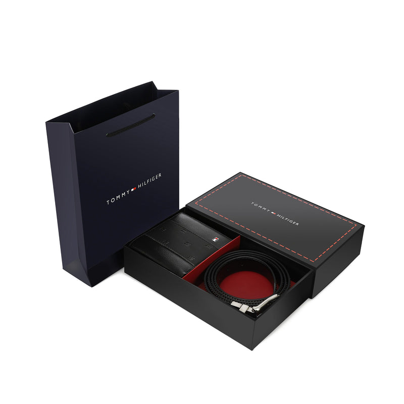 TOMMY HILFIGER set (Wallet & Belt)
