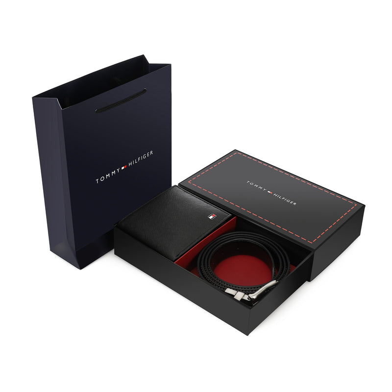 TOMMY HILFIGER set (Wallet & Belt)