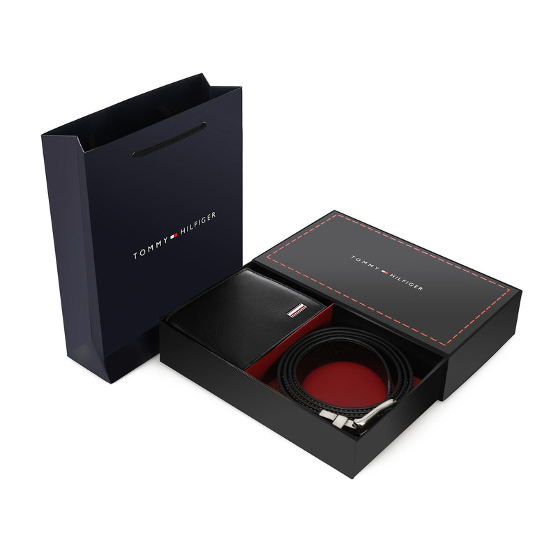TOMMY HILFIGER set (Wallet & Belt)