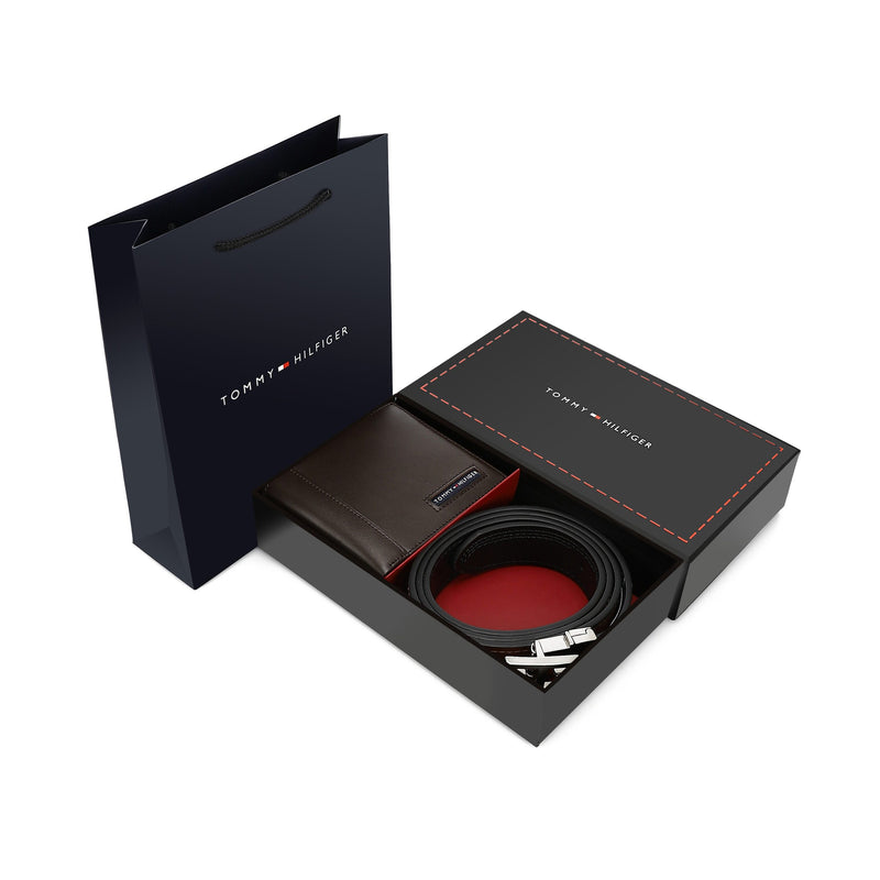 TOMMY HILFIGER set (Wallet & Belt)