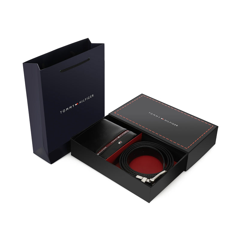 TOMMY HILFIGER set (Wallet & Belt)