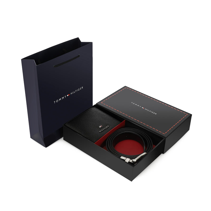 TOMMY HILFIGER set (Wallet & Belt)