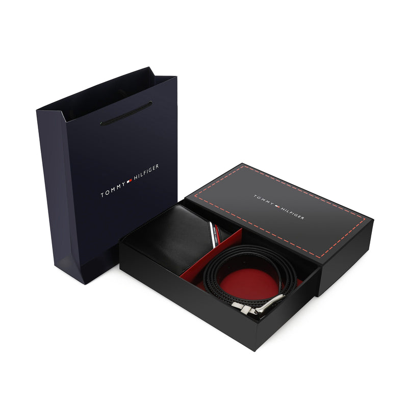 TOMMY HILFIGER set (Wallet & Belt)