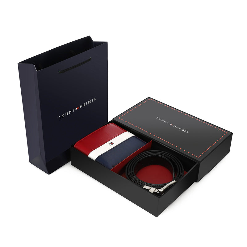 TOMMY HILFIGER set (Wallet & Belt)