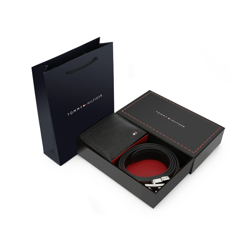 TOMMY HILFIGER set (Wallet & Belt)