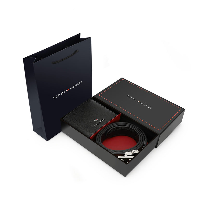 TOMMY HILFIGER set (Wallet & Belt)