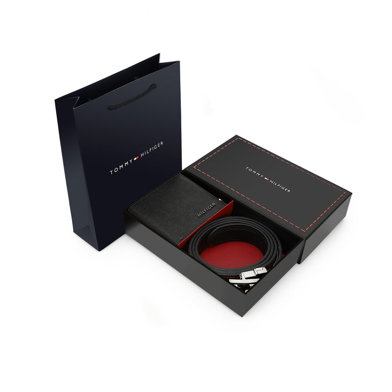 TOMMY HILFIGER set (Wallet & Belt)