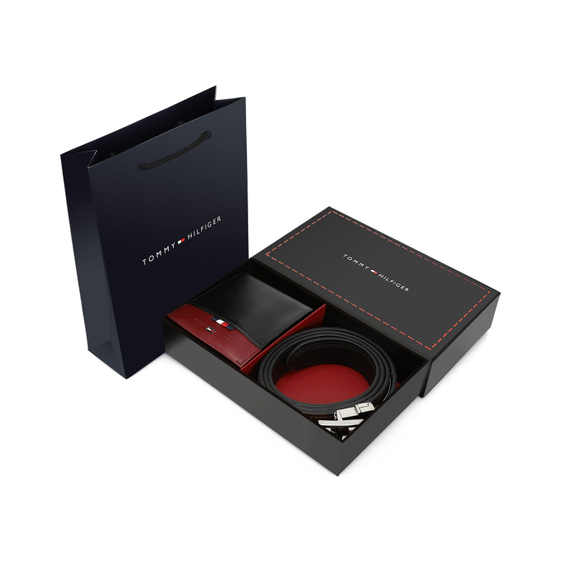 TOMMY HILFIGER set (Wallet & Belt)