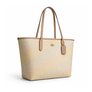 Coach City Tote Bag in Signature Canvas Pastel
