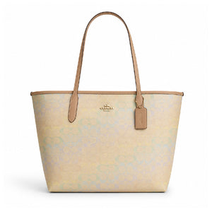 Coach City Tote Bag in Signature Canvas Pastel