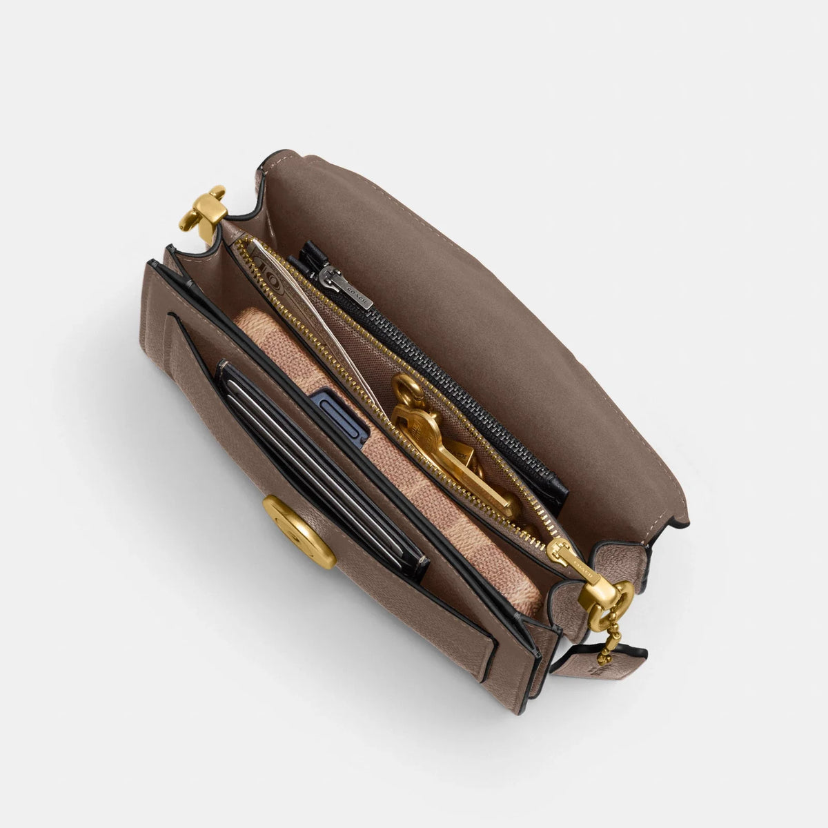 Tabby Shoulder Bag 20 (Brass_Dark_Stone)