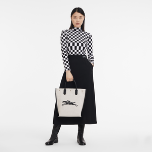 Essential M Tote bag Ecru