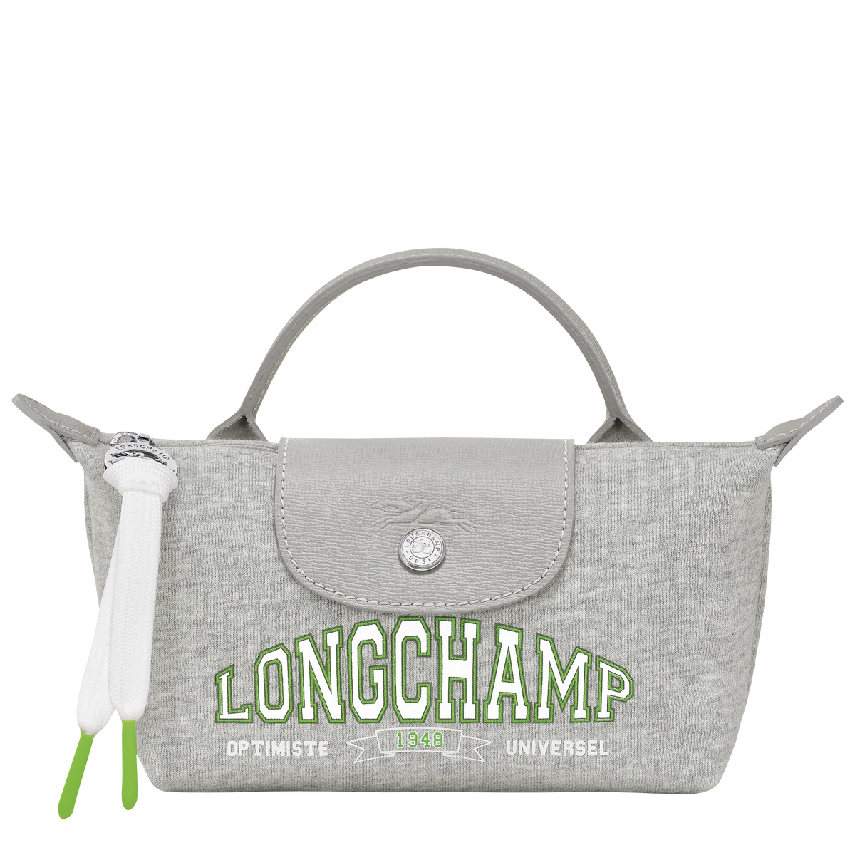 Le Pliage Collection University Pouch Grey