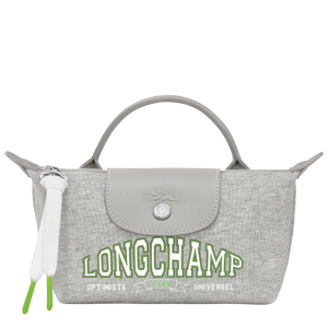 Le Pliage Collection University Pouch Grey