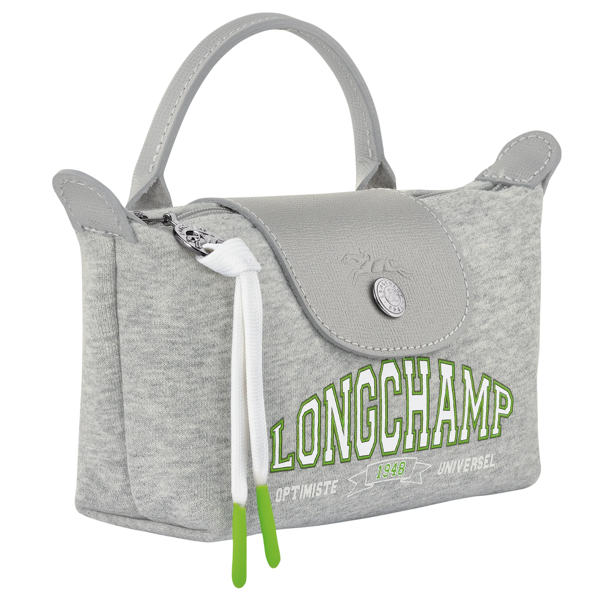 Le Pliage Collection University Pouch Grey