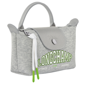 Le Pliage Collection University Pouch Grey