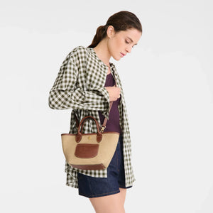 LE PLIAGE COLLECTION XS BASKET BAG BROWN