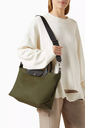 Le Pliage Energy L Handbag Khaki