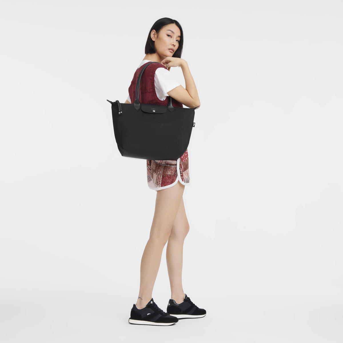 Le Pliage Energy L Tote Bag Black