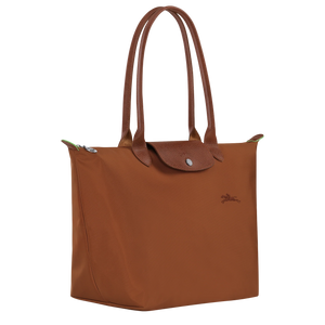 Le Pliage Green L Tote bag Cognac