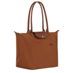 Le Pliage Green L Tote bag Cognac