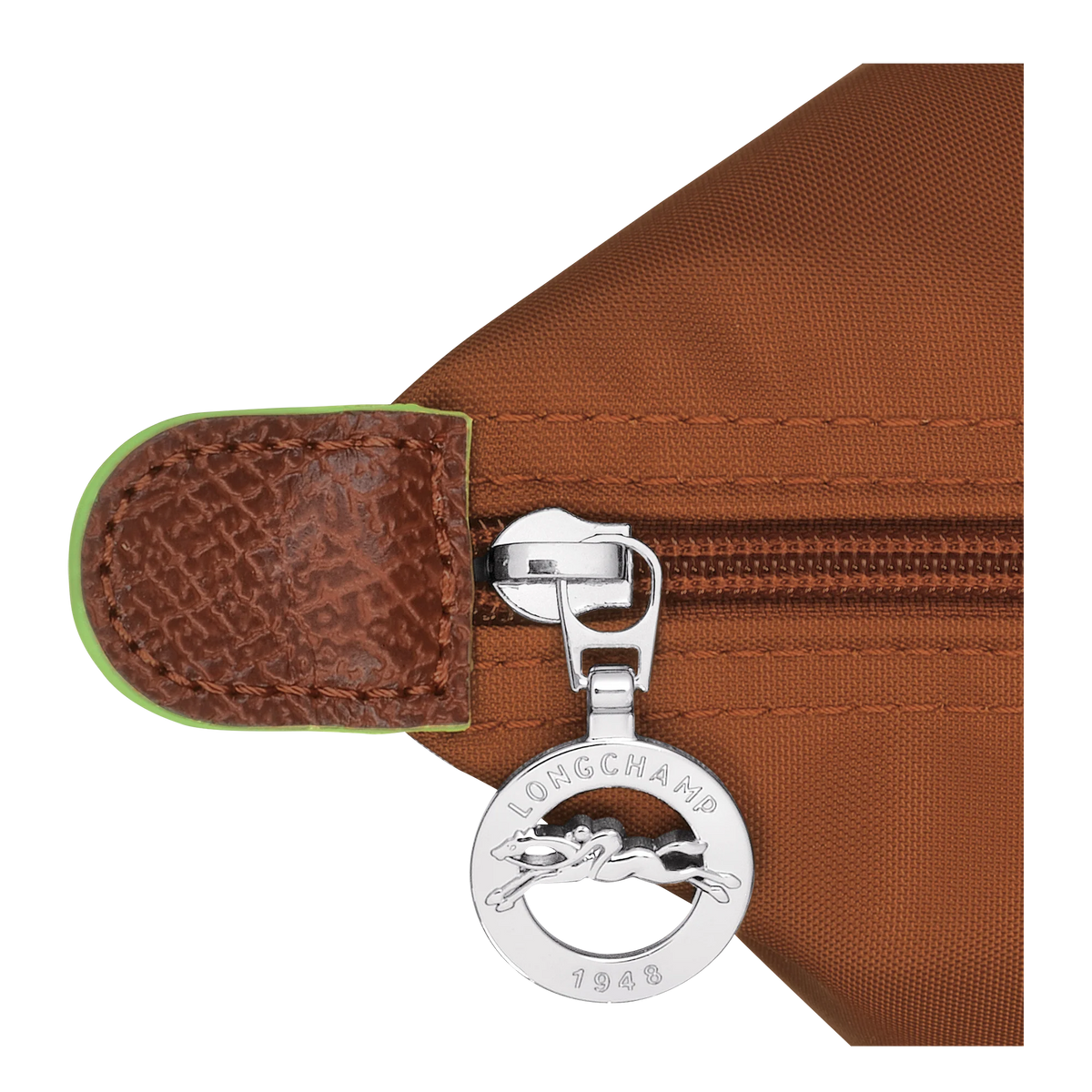Le Pliage Green L Tote bag Cognac