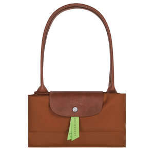 Le Pliage Green L Tote bag Cognac