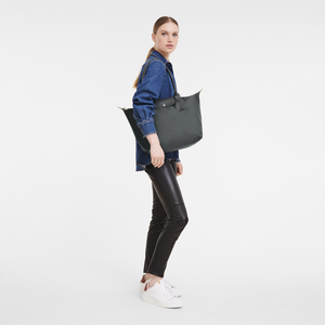 Le Pliage Green L Tote bag Graphite