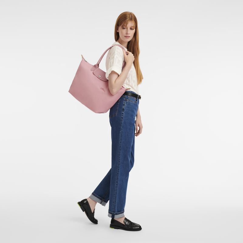 Le Pliage Green L Tote bag Petal Pink