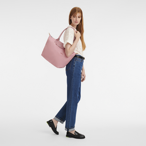 Le Pliage Green L Tote bag Petal Pink