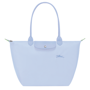 Le Pliage Green L Tote bag Sky Blue
