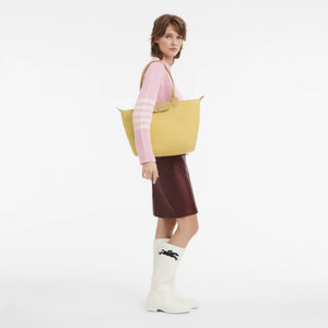 Le Pliage Green L Tote bag Wheat