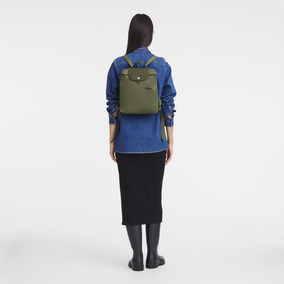 Le Pliage Green M Backpack Forest