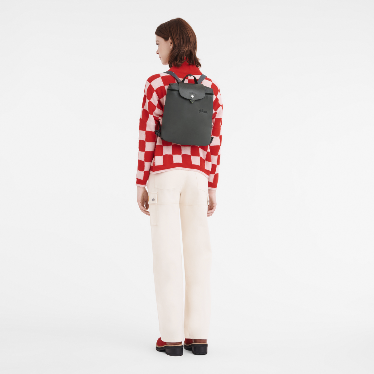 Le Pliage Green M Backpack Graphite