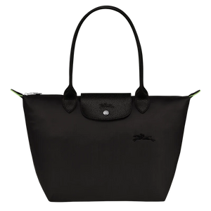 Le Pliage Green M Tote bag Black