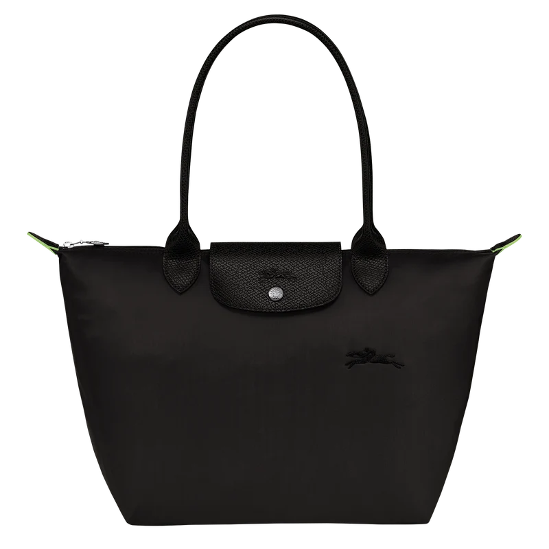 Le Pliage Green M Tote bag Black