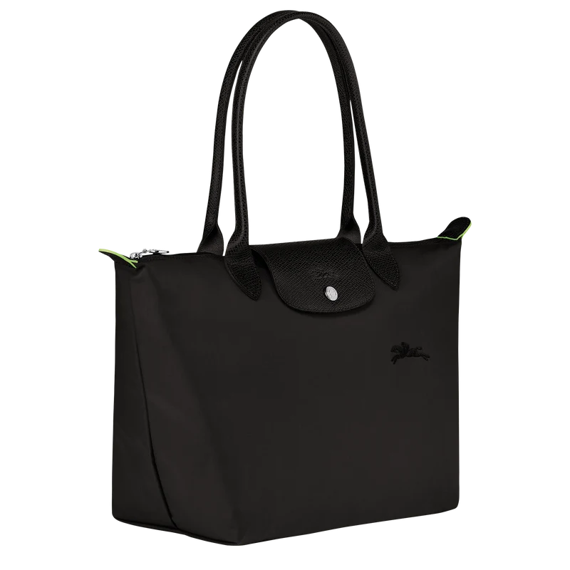 Le Pliage Green M Tote bag Black