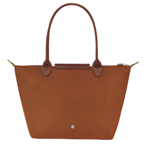 Le Pliage Green M Tote bag Cognac