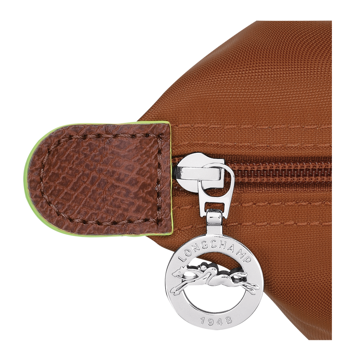 Le Pliage Green M Tote bag Cognac