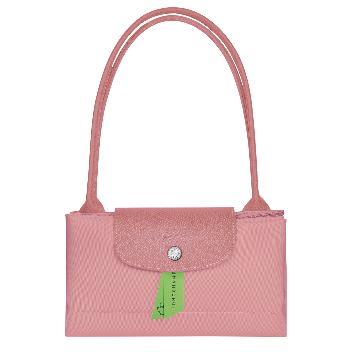 Le Pliage Green M Tote bag Petal Pink