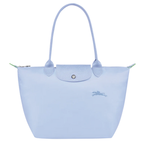 Le Pliage Green M Tote bag Sky Blue