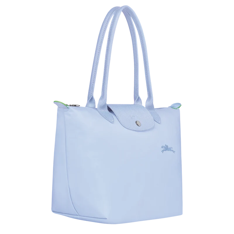 Le Pliage Green M Tote bag Sky Blue