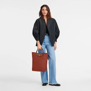 Le Pliage Green M Tote bag Vertical Chestnut