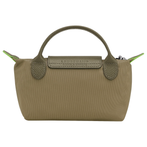 Le Pliage Green Pouch with handle Artichoke