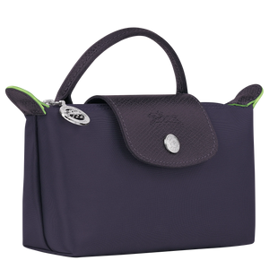 Le Pliage Green Pouch with handle Bilberry