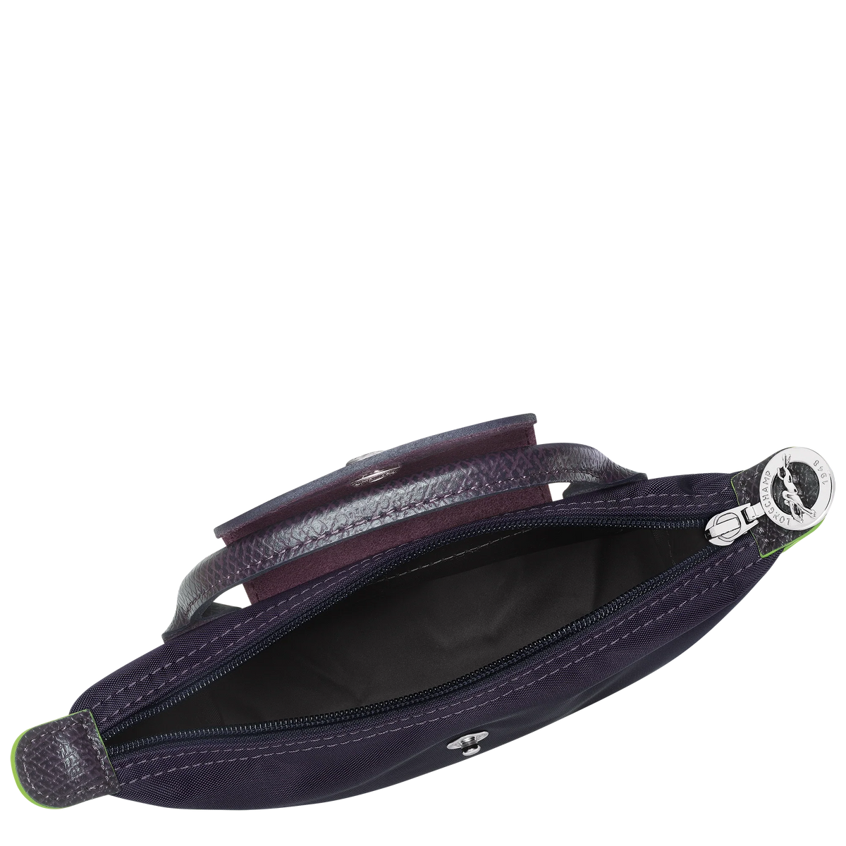 Le Pliage Green Pouch with handle Bilberry