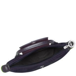 Le Pliage Green Pouch with handle Bilberry
