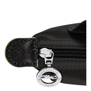 Le Pliage Green Pouch with handle Black