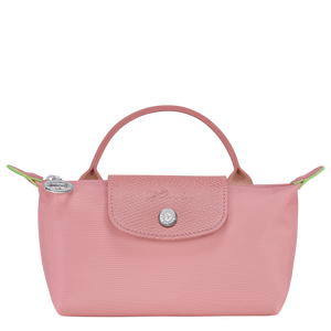 Le Pliage Green Pouch with handle Petal Pink1