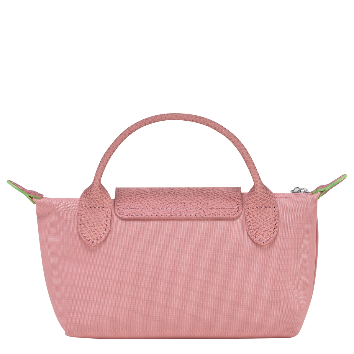 Le Pliage Green Pouch with handle Petal Pink1